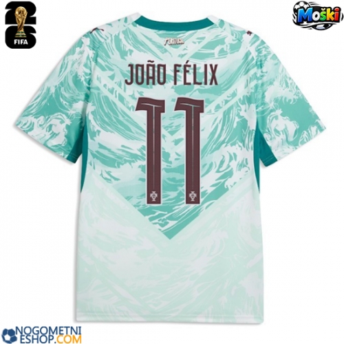 Moški Nogometni dresi Portugalska Joao Felix #11 Gostujoči SP 2026 Kratek Rokav